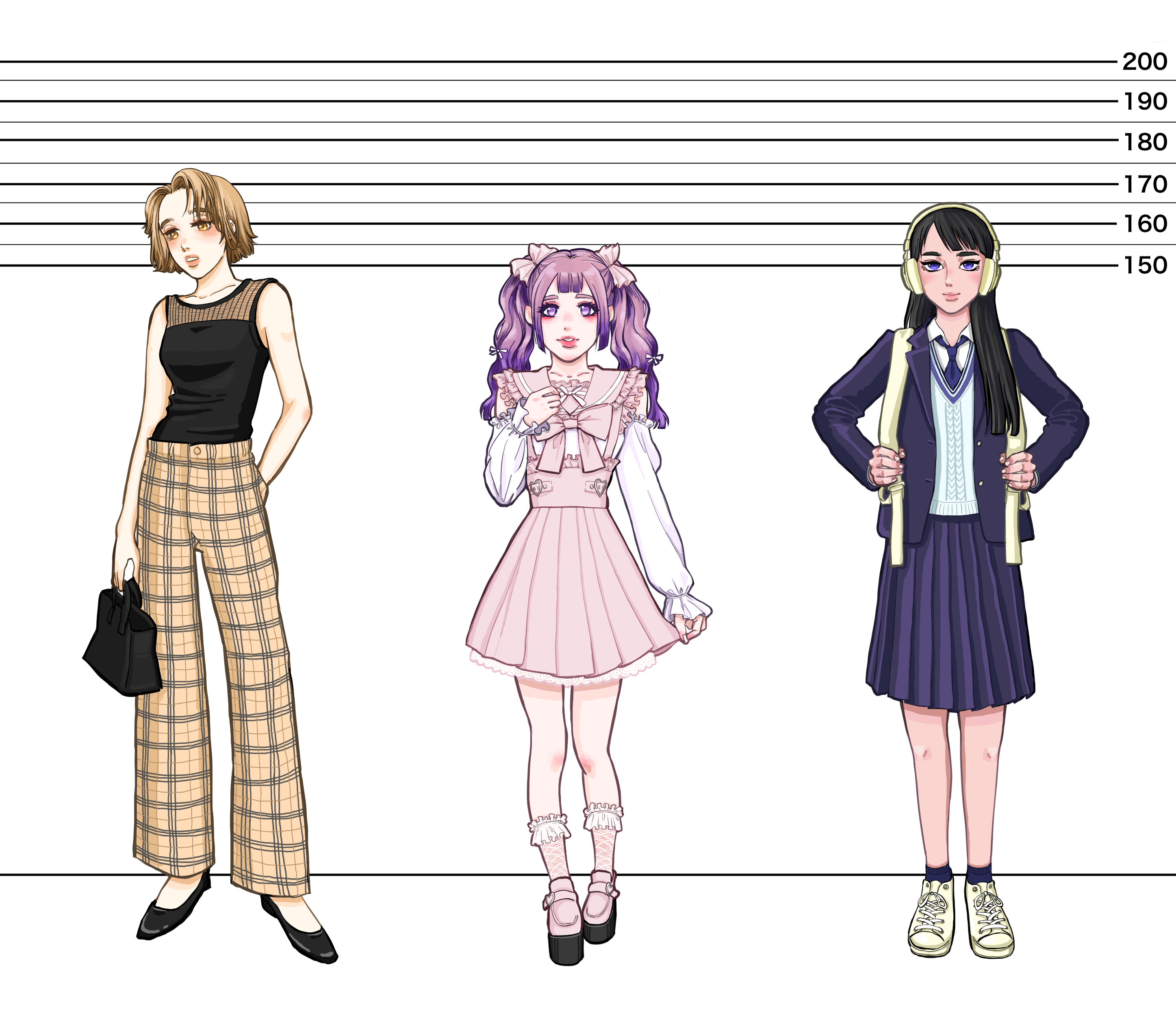 立ち絵女性