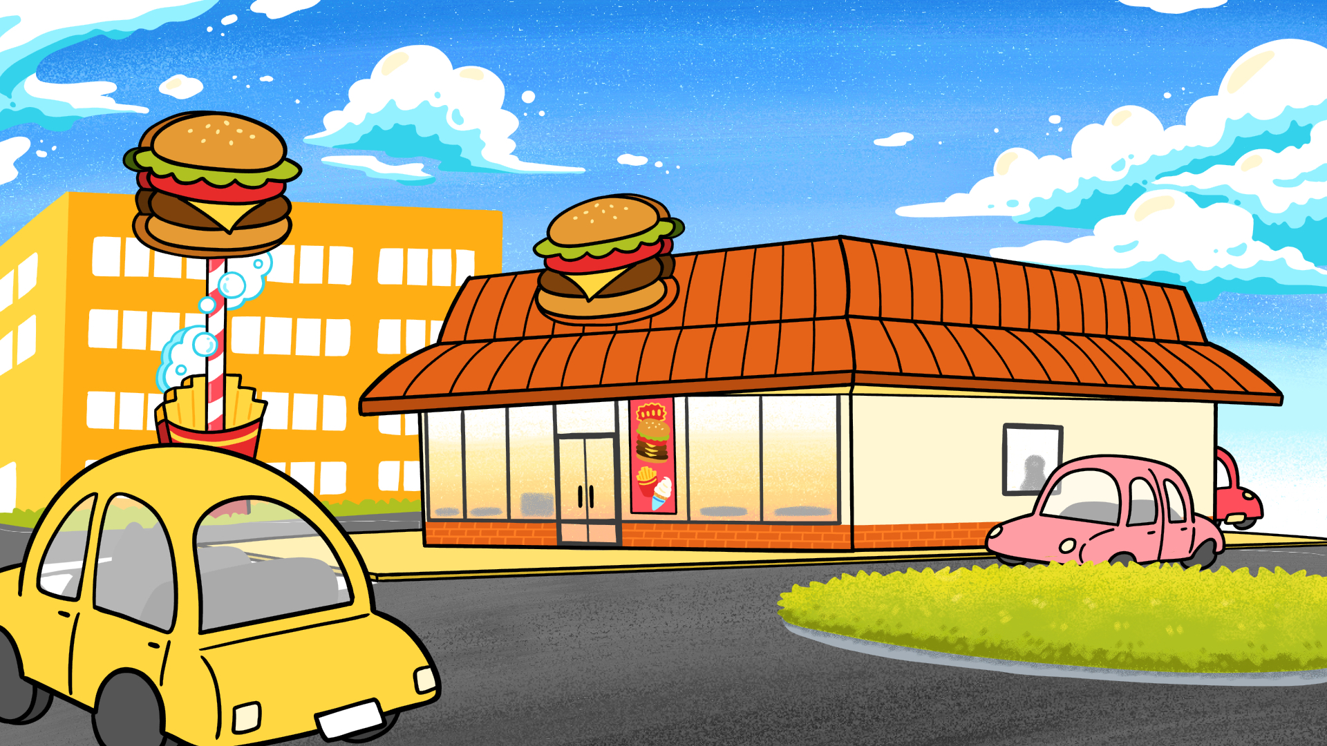ファストフード店