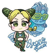 ファンアート：徐倫(ジョジョの奇妙な冒険より)